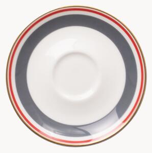 Set di 6 piattini in Fine Bone China Capri