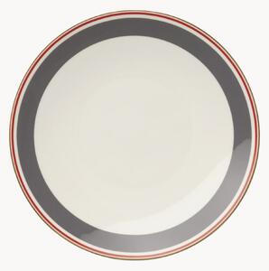 Set di 6 piatti da dessert in Fine Bone China Capri