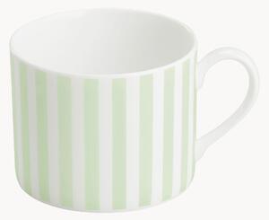Set di 6 tazze in Fine Bone China Pastel Stripes
