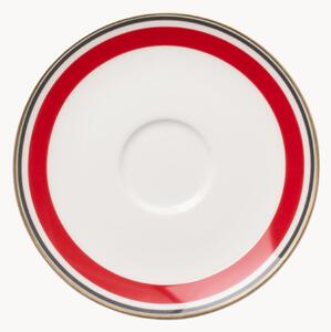 Set di 6 piattini in Fine Bone China Capri