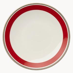 Set di 6 piatti da colazione in Fine Bone China Capri