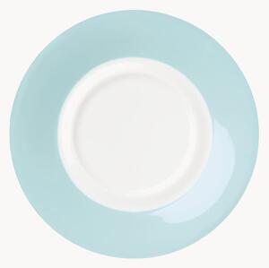 Set di 6 piattini in Fine Bone China Pastel