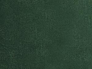 Tappeto Verde Smeraldo Viscosa Rotonda 140 cm Trapuntato a Mano pelo corto Moderno Beliani
