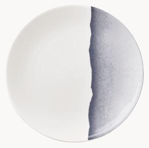 Set di 6 piatti da colazione in Fine Bone China Silhouette