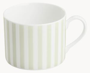 Set di 6 tazze in Fine Bone China Pastel Stripes