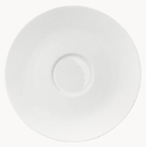 Set di 6 piattini in Fine Bone China Cross White