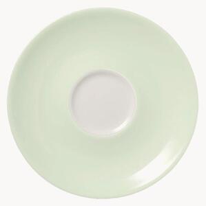 Set di 6 piattini in Fine Bone China Pastel