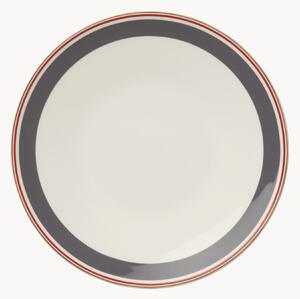Set di 6 piatti piani in Fine Bone China Capri