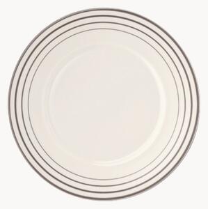Set di 6 piatti da dessert in Fine Bone China Metropolitan