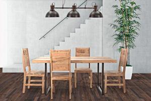 Tavolo decoratico per la sala da pranzo design industriale - Arrediorg