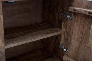 Mobile da salotto design industriale legno massello - Arrediorg