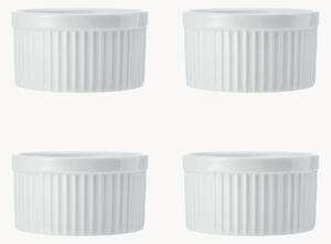 Set di 4 recipienti in porcellana Chalk