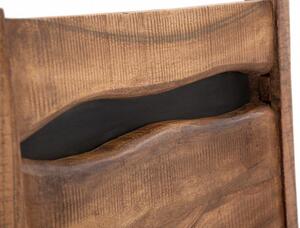 Sedie set 2 pezzi da salotto design industriale legno massello - Arrediorg