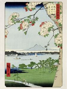 Stampe d'arte Hokusai - Massaki And Suijin Grove, Utagawa Hiroshige, (30 x 40 cm)