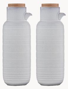 Set di 2 bottiglie aceto e olio Croft