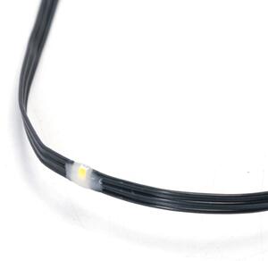 Aigostar - Catena luminosa natalizia solare 300 LED, 8 funzioni, 32 m, IP65, bianco freddo, 1200 mAh