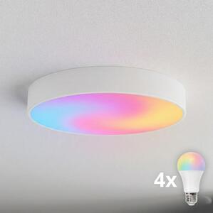 BRILAGI - Plafoniera LED RGBW dimmerabile CLARE 4xE27/12W/230V bianca