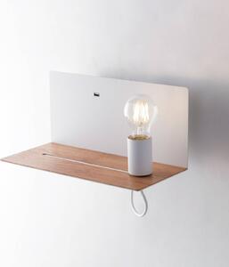Eco-Light Applique Flash, bianco, larghezza 33 cm, alluminio