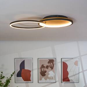 Eco-Light Plafoniera Kiru LED, pino, lunghezza 63,2 cm, legno
