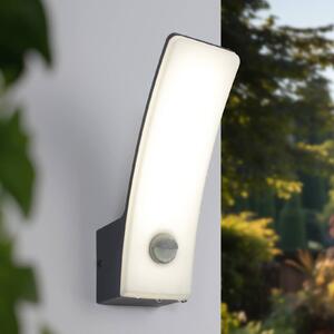 Eco-Light Applique da esterno a LED Cairo, antracite, plastica, sensore
