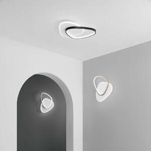 Eco-Light Applique a LED Ovest, nero, lunghezza 45 cm, alluminio, CCT