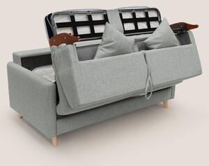 Edgar divano letto 160 cm (mat. 120x197 cm) in tessuto felis impermeab