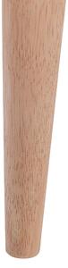 Credenza a 2 ante in legno chiaro in legno di gomma per soggiorno in stile scandinavo Beliani