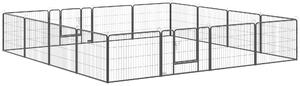PawHut Recinto per Cani e Cuccioli con 16 Pannelli Modulabili e 2 Ingressi, 80x1.5x60cm|Aosom