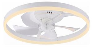 JUST LIGHT. 14624-16 - Ventilatore da soffitto LED con luce RITA LED/22W/230V + telecomando
