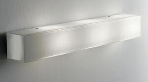 CUBIC PARETE/SOFFITTO LAMPADA IN VETRO BIANCO LATTE LUCIDO 3XE27