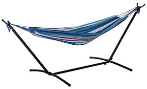 Outsunny Amaca Autoportante con Supporto, Altezza Regolabile e Borsa di Trasporto, 310x117x105 cm, Bianco | Aosom Italy
