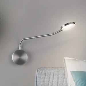 Knapstein Applique da parete Thea-W, dimmerabile, Alluminio / Grigio / Zincato, Soggiorno / Sala da pranzo, Metallo, Moderno, Applique