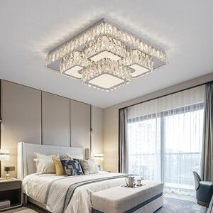 Pannello LED TY3019, 50 cm. Lampada da soffitto con controllo tramite telecomando o app per smartphone. Colore e intensità della luce regolabili, con funzione di dimmerazione