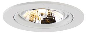 Set di 6 faretti da incasso moderni bianchi orientabili AR70 - Cisco