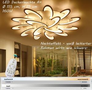 Lampada da soffitto a LED 2127-15 con telecomando, con possibilità di regolare il colore e l'intensità della luce