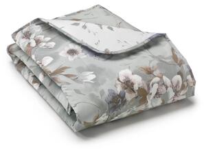Telo Arredo Copridivano In Plaid Grandecor In Percalle Bucaneve 130x170 Promotion Items Floreale Grigio Caleffi