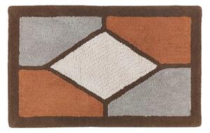 Tappeto D'arredo In Cotone Rabat 50x80 Carrara Moderno Brown Caleffi
