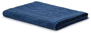 Telo Mare In Acrilico Dralon Surface Beach 95X180 Trussardi Moderno Blue Caleffi