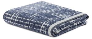 Telo Bagno In Acrilico Dralon Scratch 95X150 Trussardi Moderno Blue Caleffi