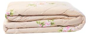 Copriletto Trapuntato In Percalle Chorisia Matrimoniale - 270X260 Emporium Floreale Beige Caleffi