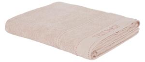 Telo Bagno In Acrilico Dralon Ribbon 100x150 Trussardi Tinta Unita Cipria Caleffi