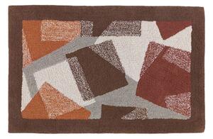 Tappeto D'arredo In Cotone Washington 50x80 Carrara Moderno Brown Caleffi