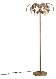 Lampada da terra vintage oro 156 cm 2 luci - Botanica