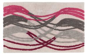 Tappeto D'arredo In Cotone Broadway 50x80 Carrara Moderno Bordeaux Caleffi
