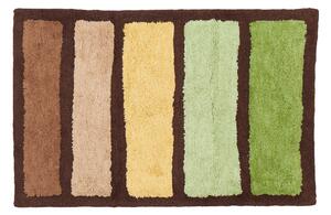Tappeto D'arredo In Cotone Amorgos 50x80 Carrara Moderno Green Caleffi