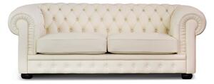Divano Chesterfield in Pelle Primo Fiore Premium – Iconico, Finiture di Pregio