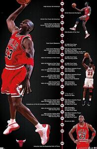 Posters, Stampe Michael Jordan - Timeline, (56.8 x 86.4 cm)