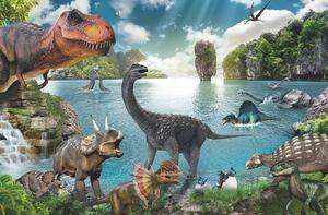Posters, Stampe Dinosaurs - Collage, (91.5 x 61 cm)