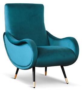 Poltrona Miss in Velluto Colorato Premium - Design Iconico Anni 50