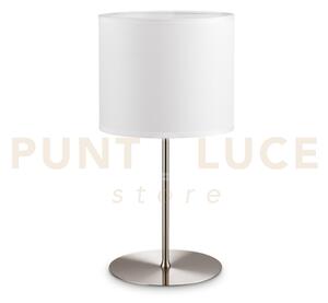 Base per lume in metallo set up grande 1 luce attacco e27 nickel
